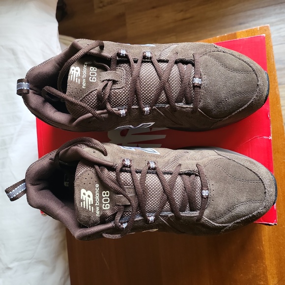 NWOT New Balance 9.5 men's brown suede 608's - Picture 4 of 9